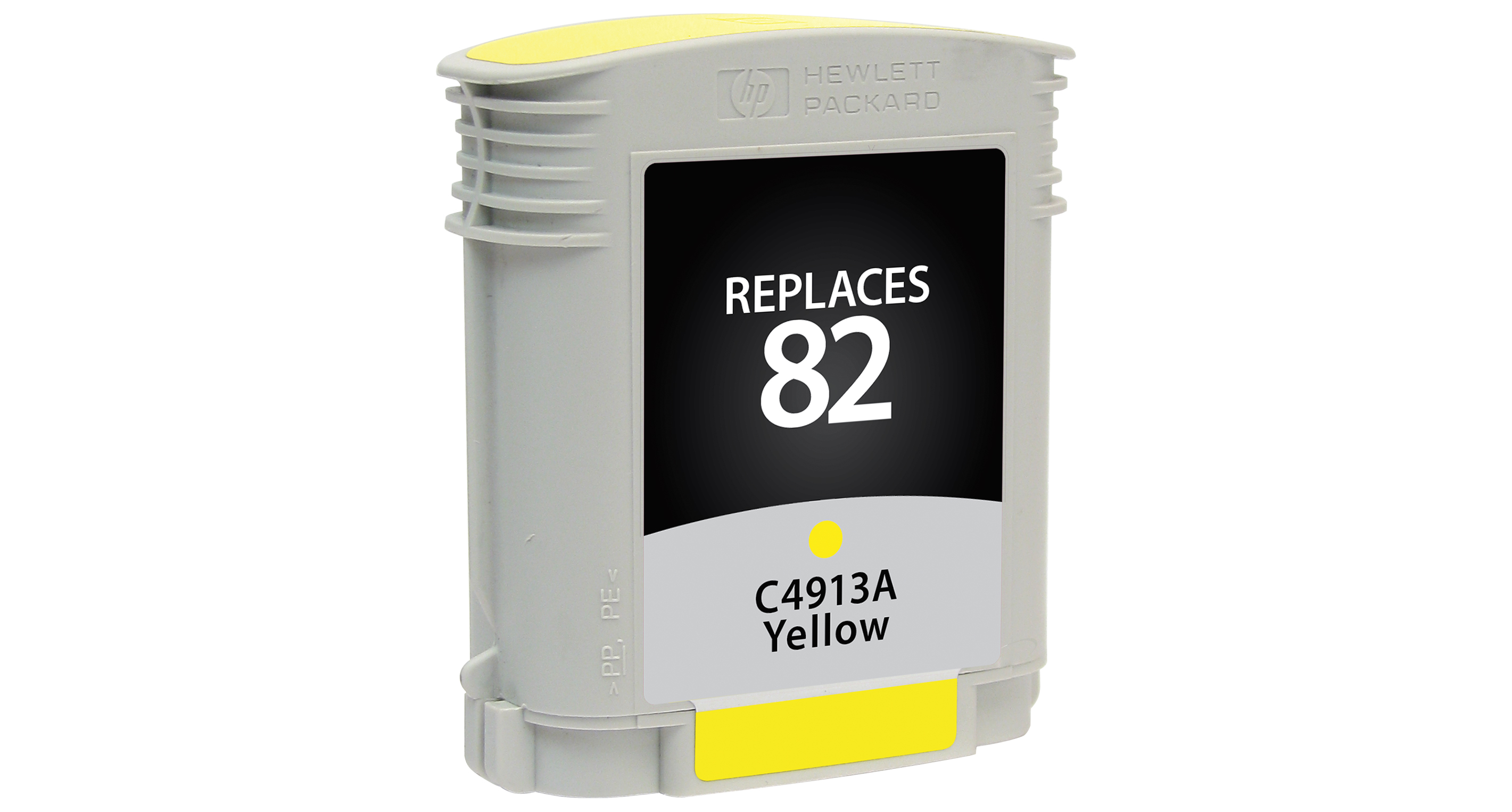 HP 82 Remanufactured Yellow Ink Cartridge