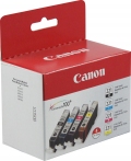 Canon CLI-221 Black and CLI-221 Color (Cyan, Magenta, Yellow) Ink Tanks, Combo Pack