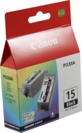 Canon BCI-15 Black High Yield Ink Tank, Twin Pack