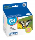 Epson 88 T088520 Color DuraBrite Ultra Inkjet Cartridge Multipack