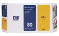HP 80 Yellow Ink High Yield Ink Cartridge (350 ml)