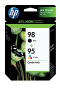 HP 98 Black - HP 95 Tri-Color Ink Cartridges  (Combo Pack)