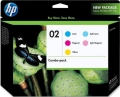 HP 02 Color Ink Cartridges  (Combo Pack) (5 Cartridges)