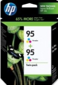 HP 95 Tri-Color Ink Cartridge  (Twin Pack)